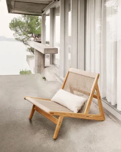 MR01 Initial Lounge Chair | Valnöt