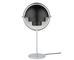 Multi-Lite Bordslampa | Krom, Svart