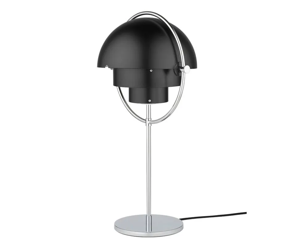 Multi-Lite Bordslampa | Krom, Svart