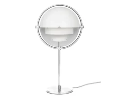 Multi-Lite Bordslampa | Krom, Vit