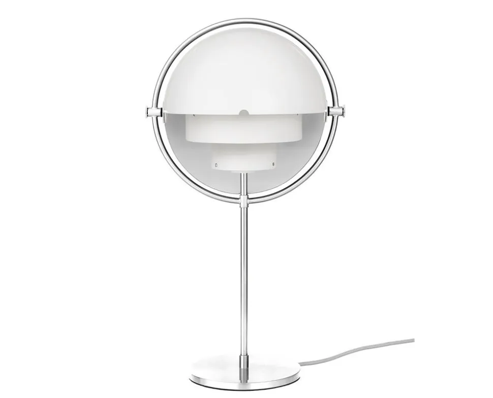 Multi-Lite Bordslampa | Krom, Vit