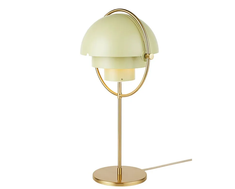 Multi-Lite Bordslampa | Mässing, Desert Sage
