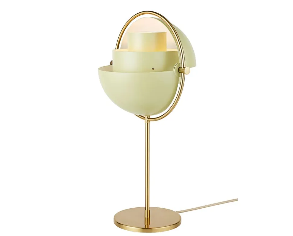 Multi-Lite Bordslampa | Mässing, Desert Sage