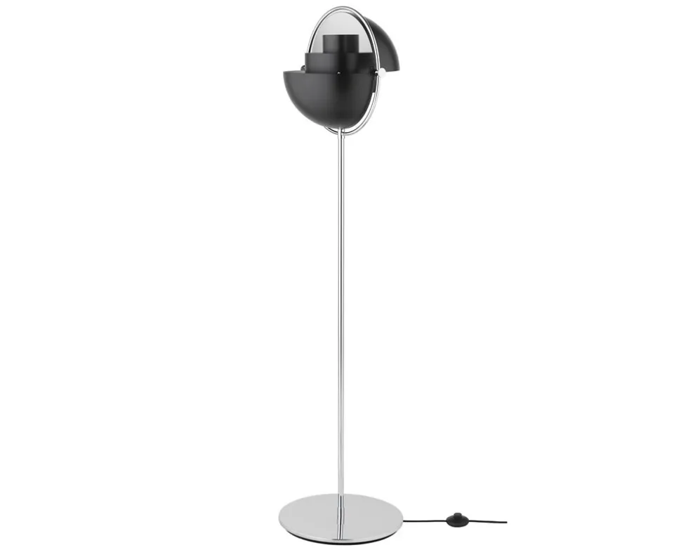 Multi-Lite Golvlampa Krom | Svart