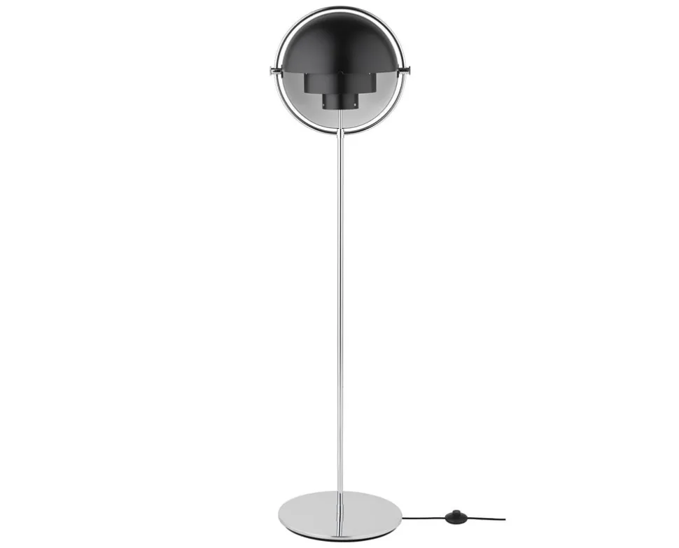 Multi-Lite Golvlampa Krom | Svart