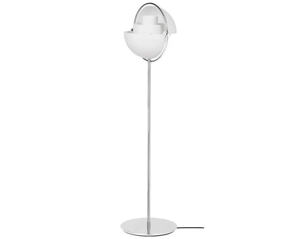 Multi-Lite Golvlampa Krom | Vit