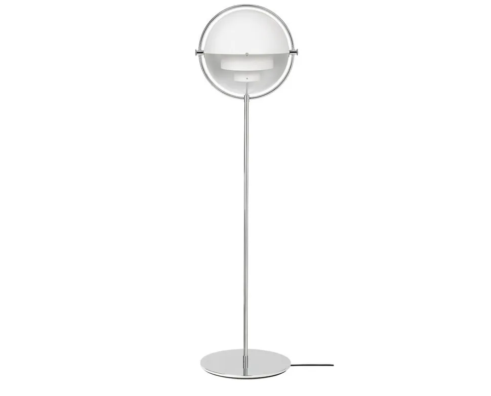 Multi-Lite Golvlampa Krom | Vit