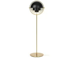 Multi-Lite Golvlampa Mässing | Svart