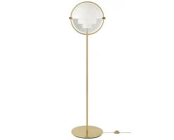 Multi-Lite Golvlampa Mässing | Vit