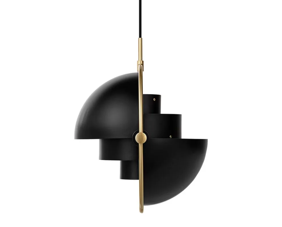Multi-Lite Pendel | Mässing, Black Semi Matt