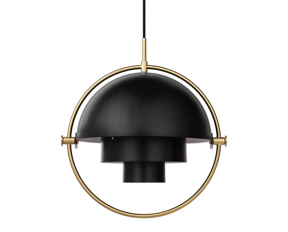 Multi-Lite Pendel | Mässing, Black Semi Matt