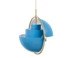 Multi-Lite Pendel | Mässing, Nordic Blue Matt