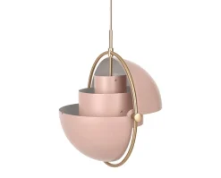 Multi-Lite Pendel | Mässing, Rose Dust Semi Matt