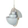 Multi-Lite Pendel | Mässing, Sea Grey Semi Matt