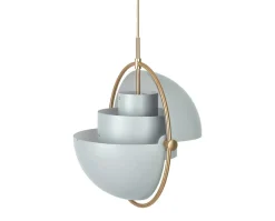Multi-Lite Pendel | Mässing, Sea Grey Semi Matt