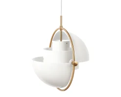 Multi-Lite Pendel | Mässing, White Semi Matt