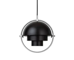Multi-Lite Pendel Small | Krom, Black Semi Matt