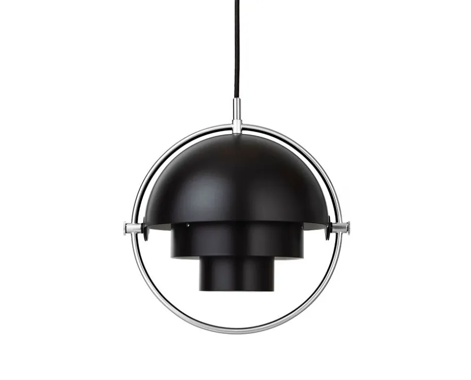 Multi-Lite Pendel Small | Krom, Black Semi Matt