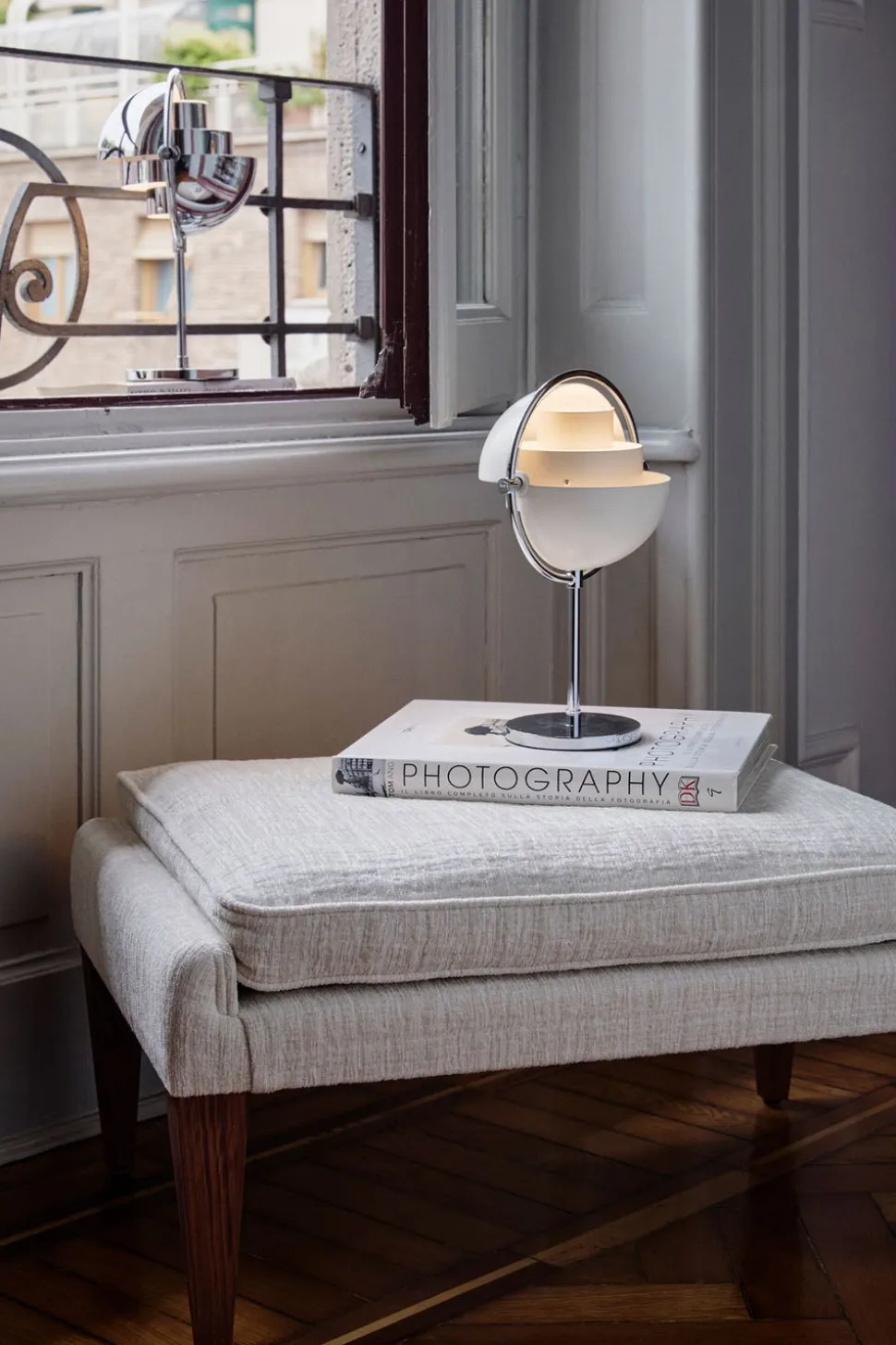 Multi-Lite Portabel Lampa | Krom, Vit