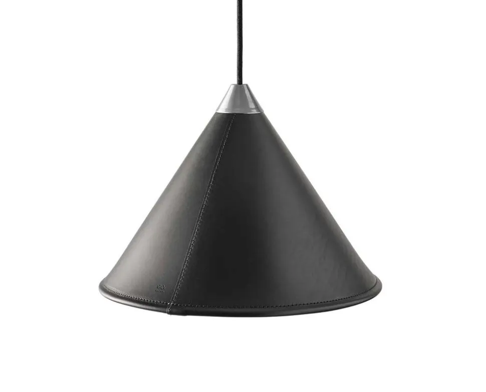 Namibia Pendellampa Läder Black