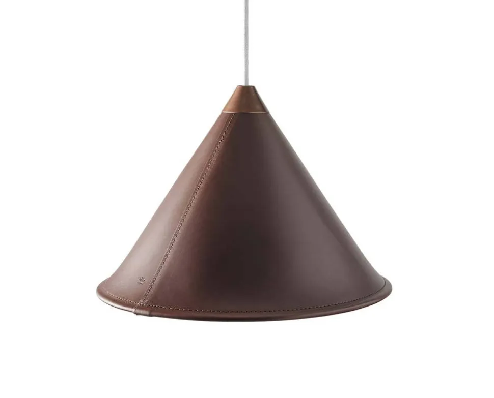 Namibia Pendellampa Läder Chocolate