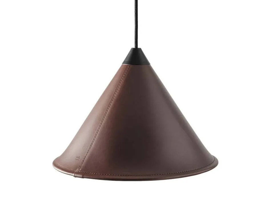 Namibia Pendellampa Läder Chocolate
