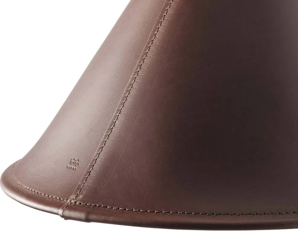 Namibia Pendellampa Läder Chocolate