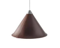 Namibia Pendellampa Läder Chocolate