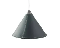 Namibia Pendellampa Läder Ocean Blue