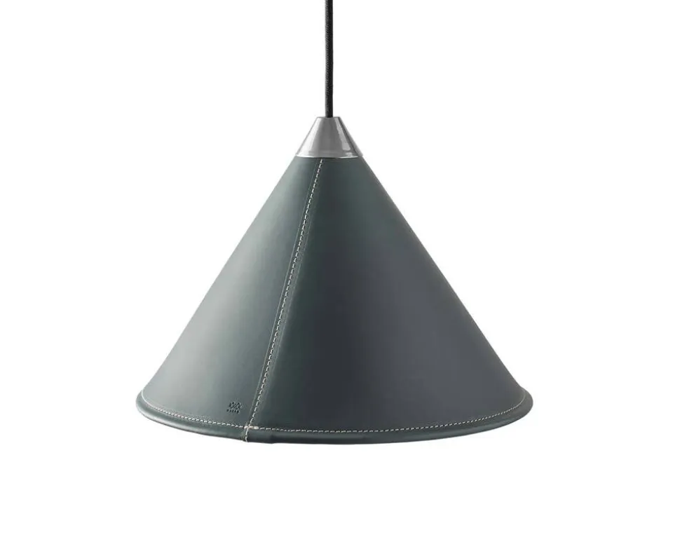 Namibia Pendellampa Läder Ocean Blue