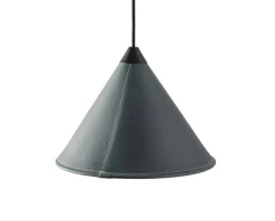 Namibia Pendellampa Läder Ocean Blue