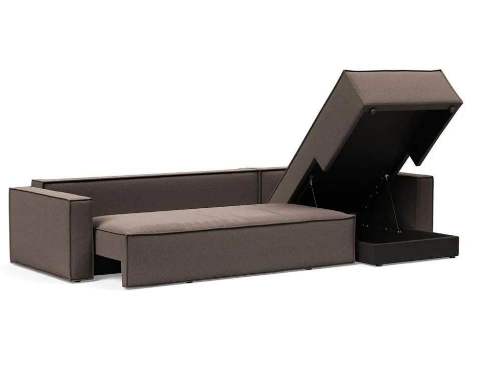 Newilla Bäddsoffa Divan | 530 Bouclé Taupe