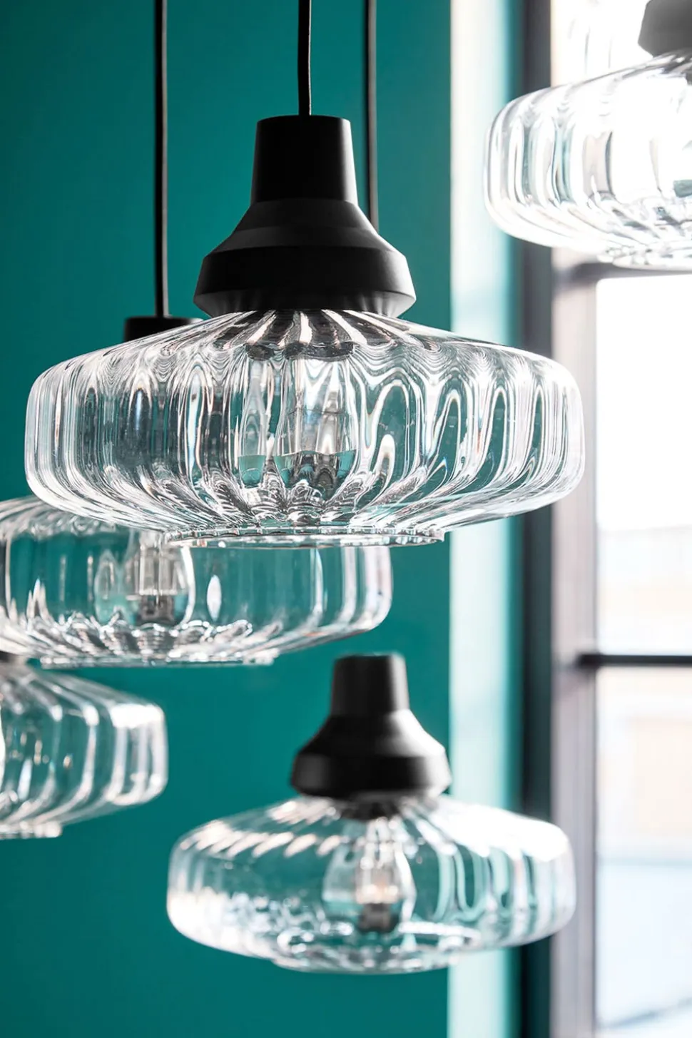 New Wave Optic Taklampa | Clear