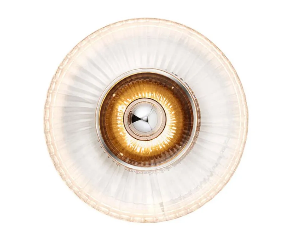 New Wave Optic Vägglampa XL | Clear/ Silver