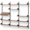 New Works Display Hylla 1900 | Valnöt/ Svart