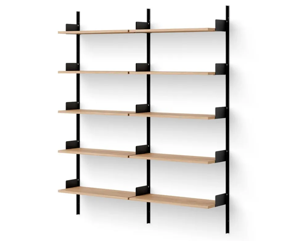 New Works Library Hylla 1900 | Ek/Svart
