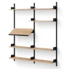 New Works Living Hylla 1900 | Ek/ Svart