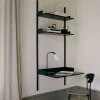 New Works Skrivbord Kit | Svart
