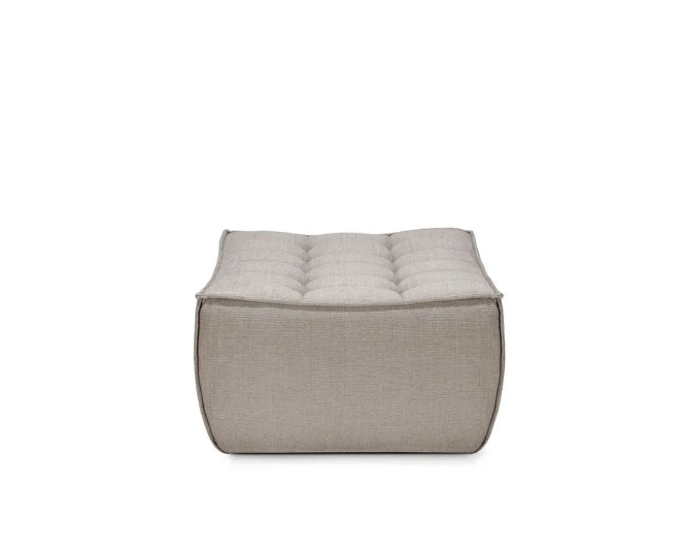 N701 Fotpall | Tyg ECO Ecru