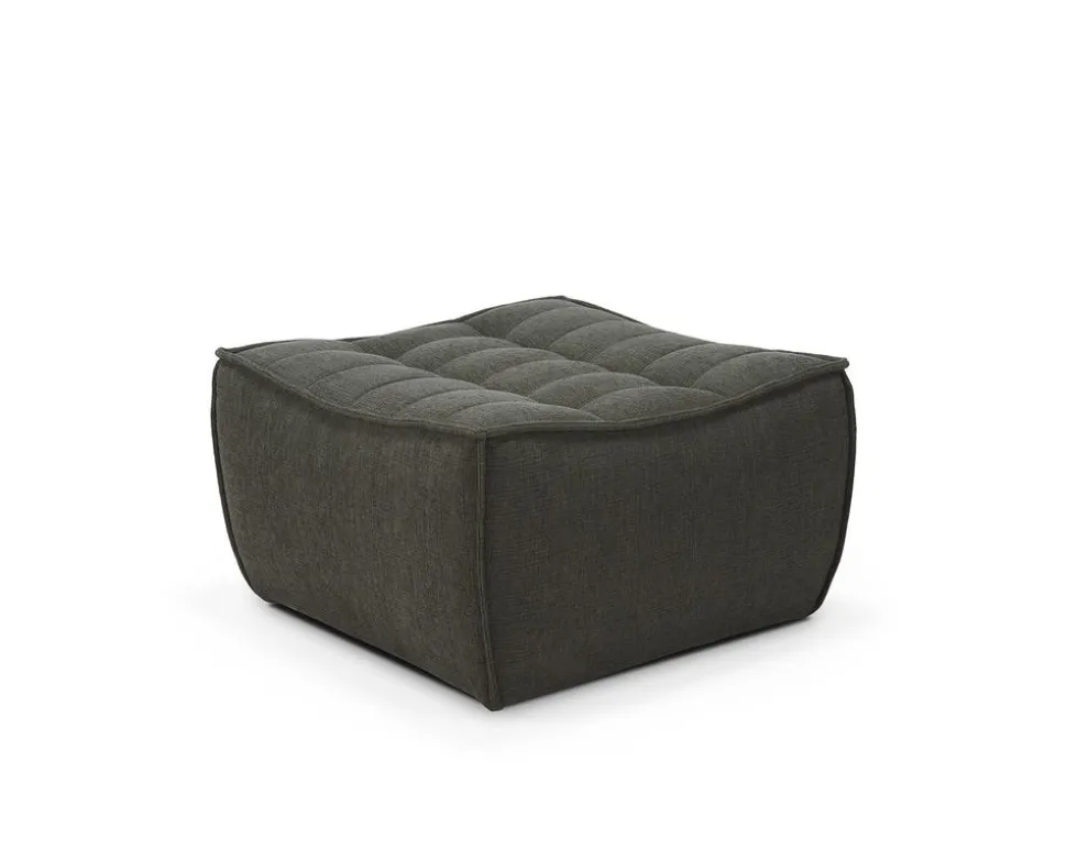 N701 Fotpall | Tyg ECO Moss