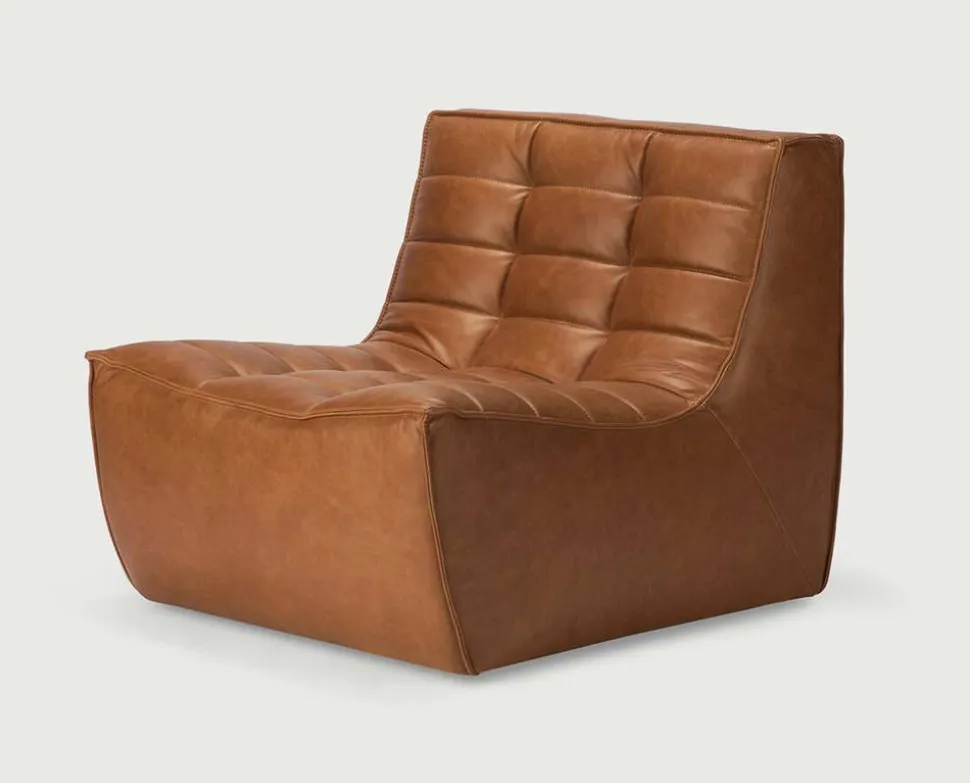 N701 Fåtölj | Läder Old Saddle