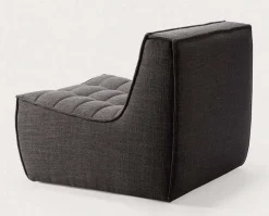 N701 Fåtölj | Tyg Dark Grey