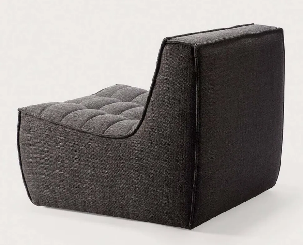 N701 Fåtölj | Tyg Dark Grey