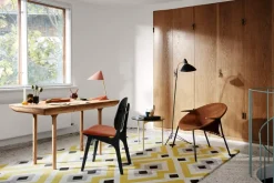 Noble stol Dark Turqouise, teak oak