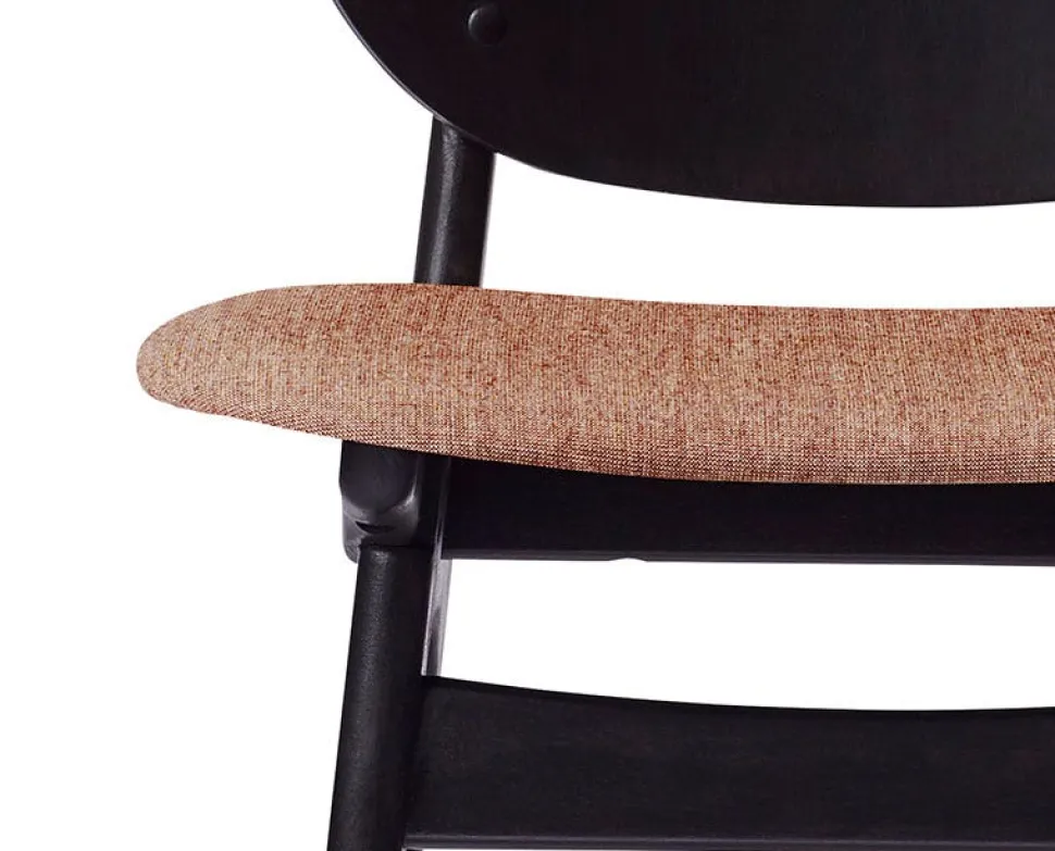 Noble stol Pale Rose, black beech
