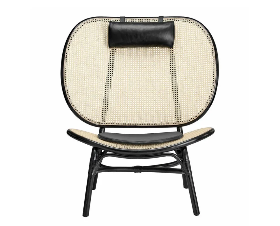 Nomad Fåtölj Black Läder