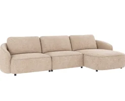 Norris Soffa 4-Sits Schäslong H | Ljusbeige