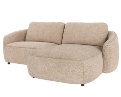 Norris Soffa 3-Sits Schäslong H | Ljusbeige