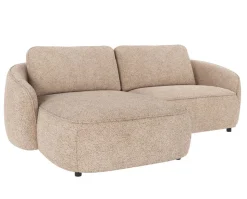 Norris Soffa 3-Sits Schäslong V | Ljusbeige