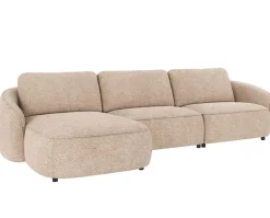 Norris Soffa 4-Sits Schäslong V | Ljusbeige